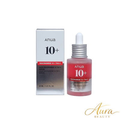 Anua Niacinamide 10% + TXA 4% Dark Spot Brightening Glow Serum
For Glass Skin
